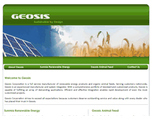 Tablet Screenshot of geosis.com